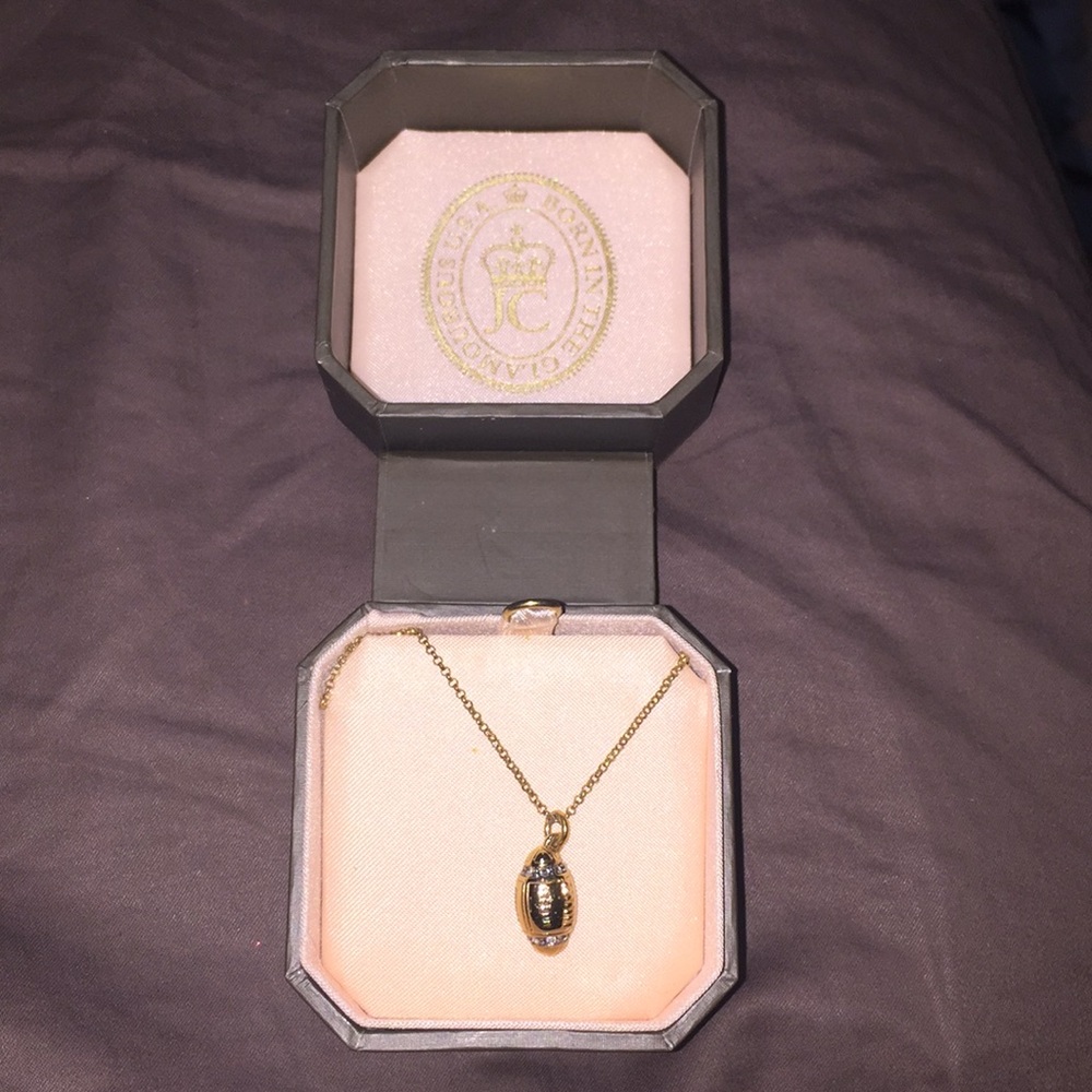Juicy Couture Football Necklace